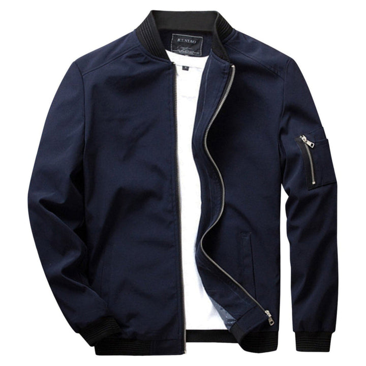 Chaqueta Ligera con Cremallera para Hombres