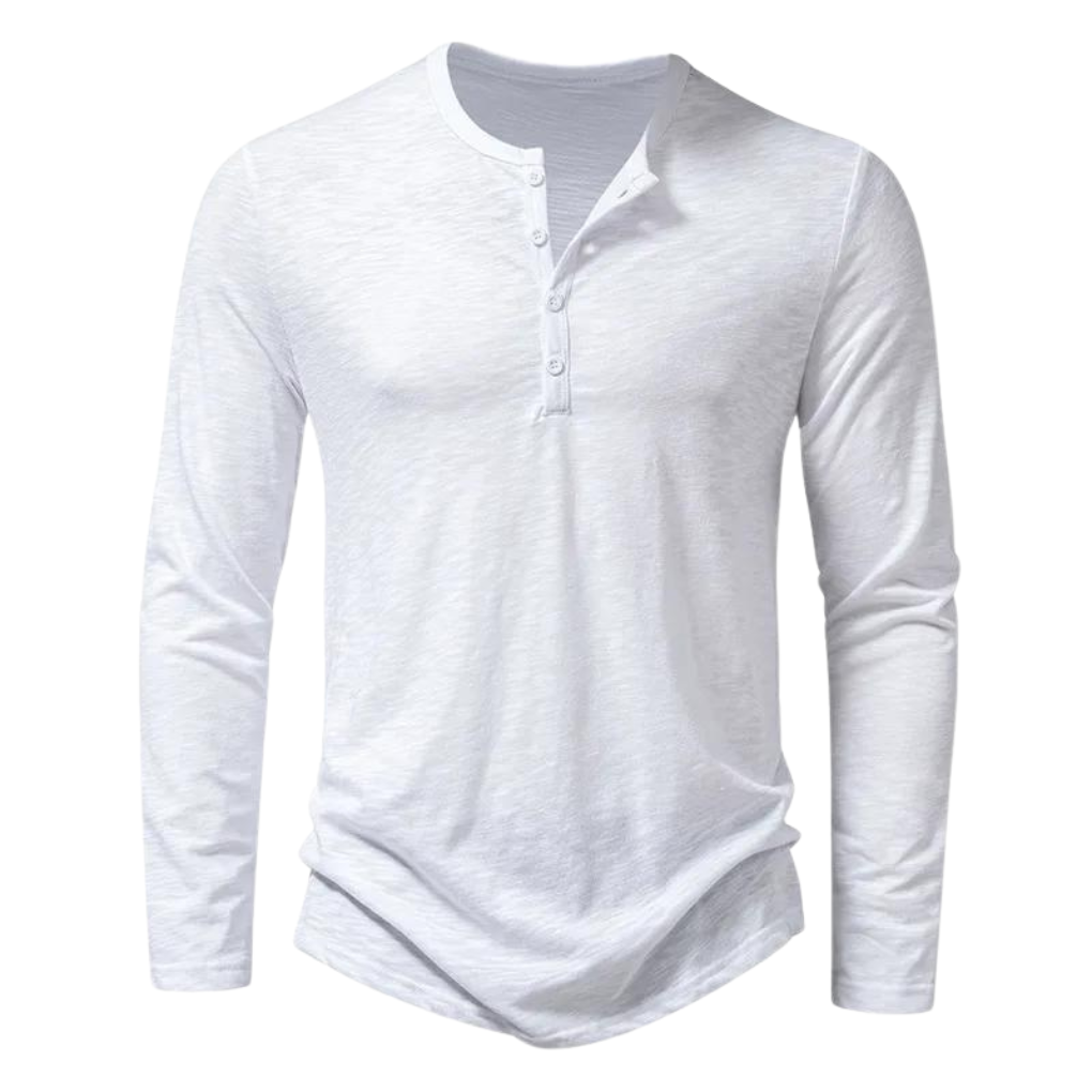 Floris - camiseta con botones de largo ancho