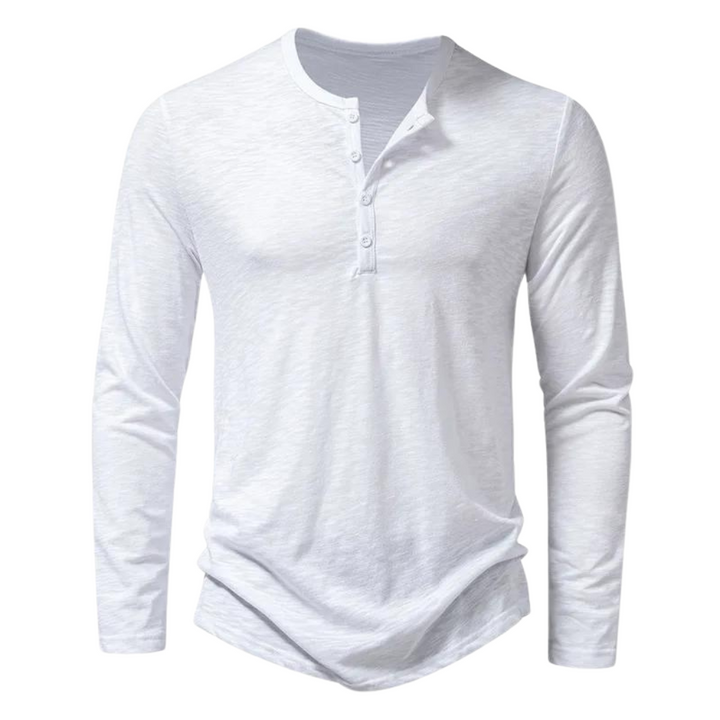 Floris - camiseta con botones de largo ancho