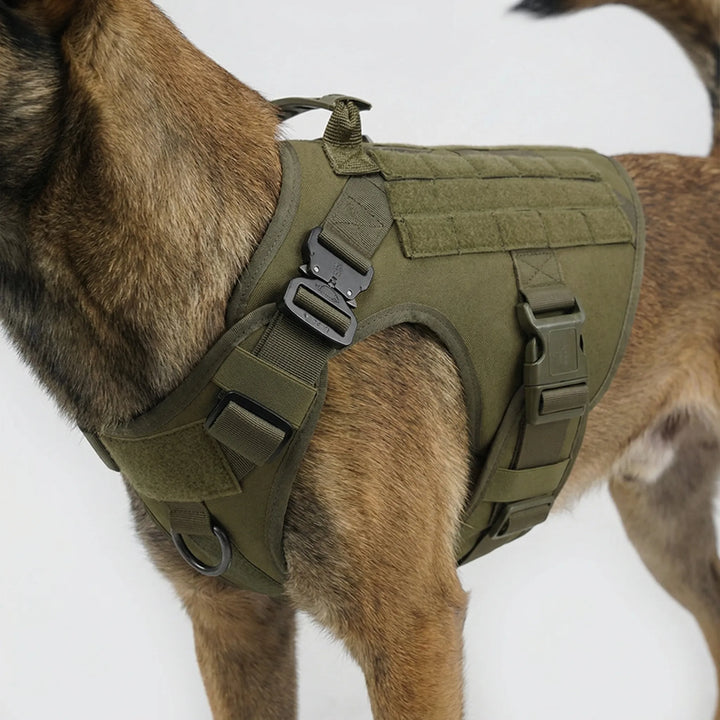 Canivex - Arnés táctico ajustable antitirones para perros
