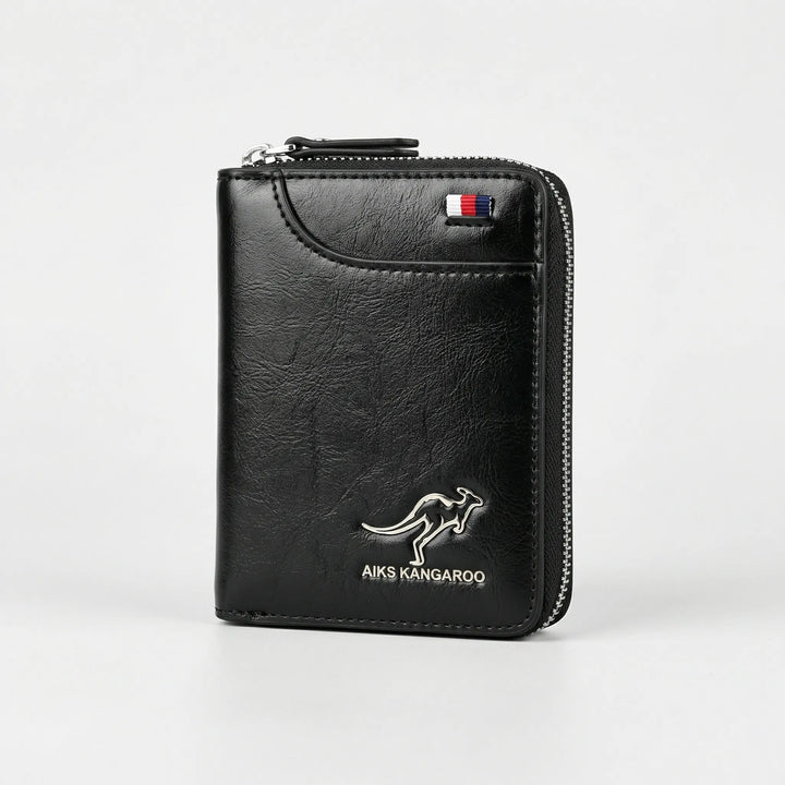 Cardova - Cartera plegable compacta con cierre de cremallera