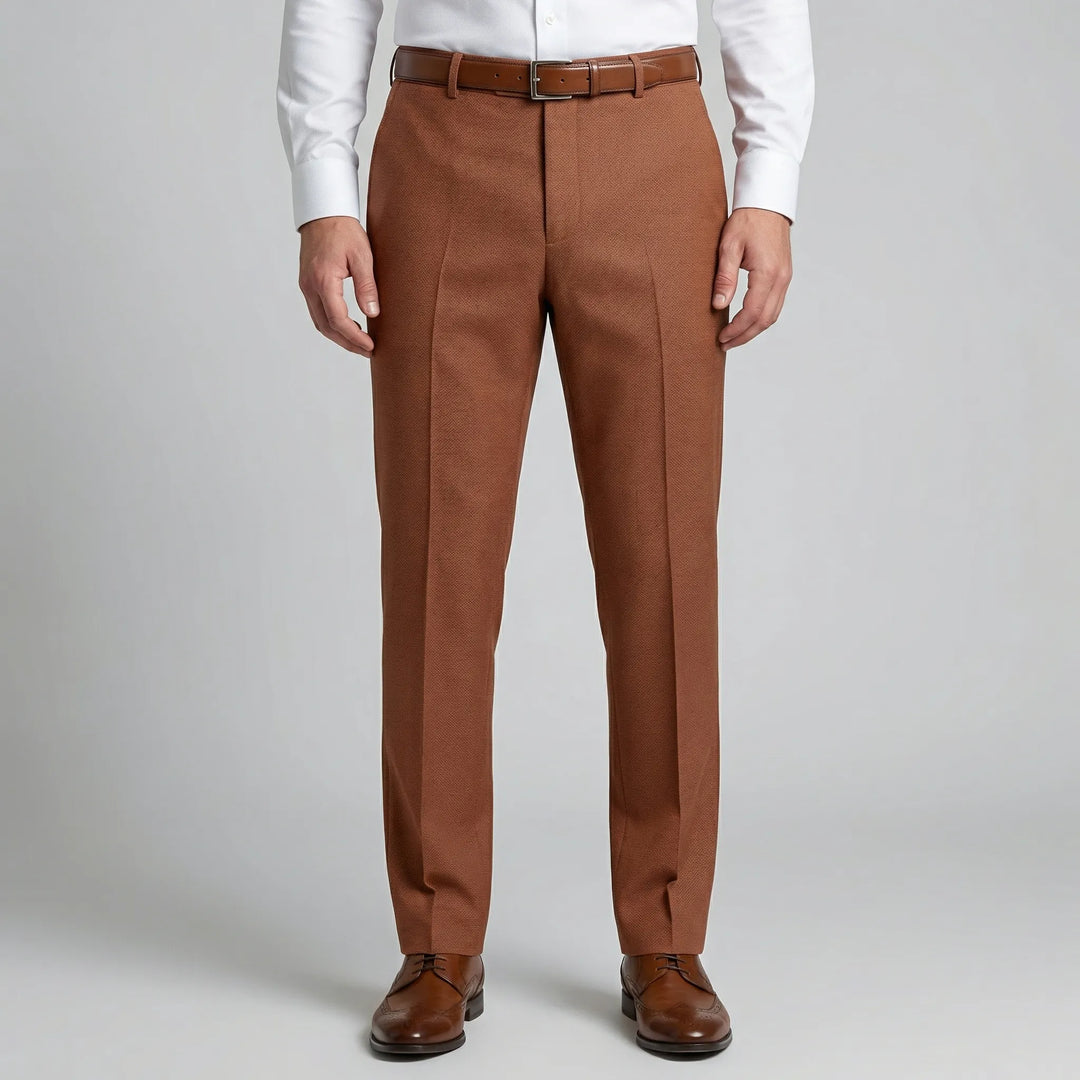 Pantalones de verano plisados ​​de corte relajado Casualve