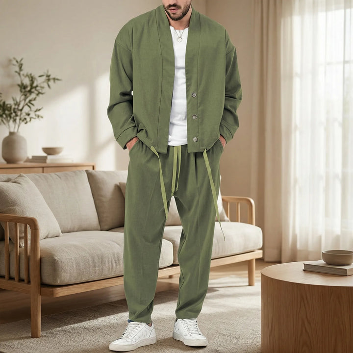 Casuall - Conjunto informal de dos piezas a juego para estar en casa