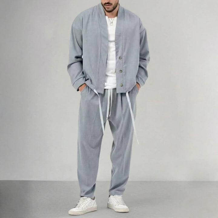 Casuall - Conjunto informal de dos piezas a juego para estar en casa