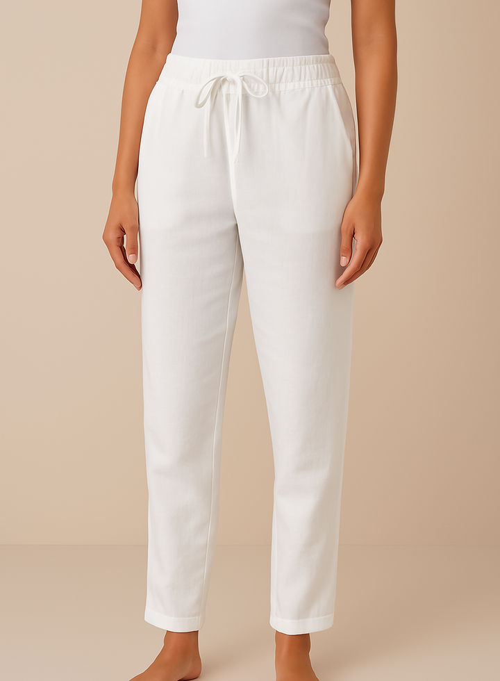 Pantalones de mezcla de lino: elegancia natural para cualquier ocasión