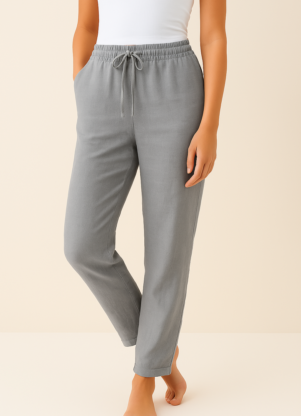 Linnea - Pantalones de lino para mujeres