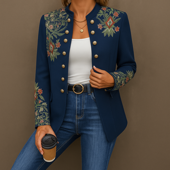 Cárdigan de tweed: elegante y versátil
