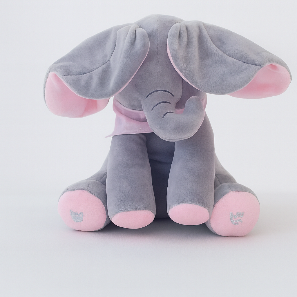 Juguete de Peluche Elefante Asomado