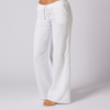 Pantalones Casuales Sueltos de Mezcla de Lino para Mujer