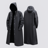 Chubasquero tipo poncho largo impermeable con capucha