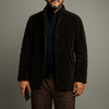Chaqueta Sólida Casual Retro para Hombres