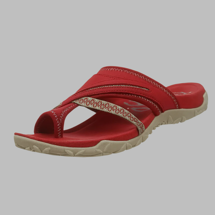 Sandalias de Confort con Correa Cruzada