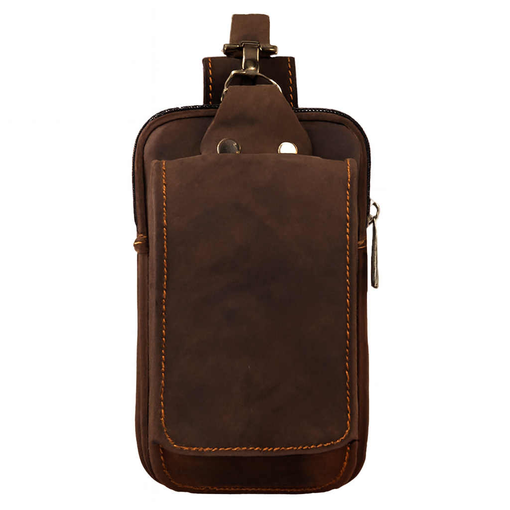 Bolso de Cadera de Cuero para Hombres