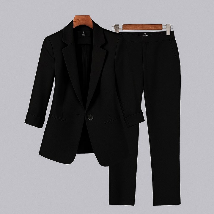 Conjunto de Traje Formal para Mujeres con Blazer y Pantalones