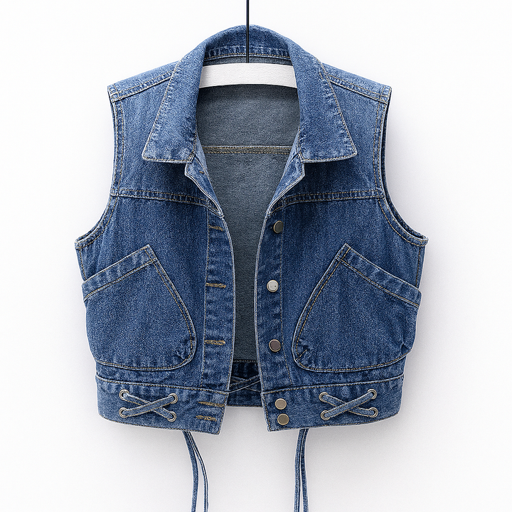 Chalecos de Denim Ligeros para Mujeres