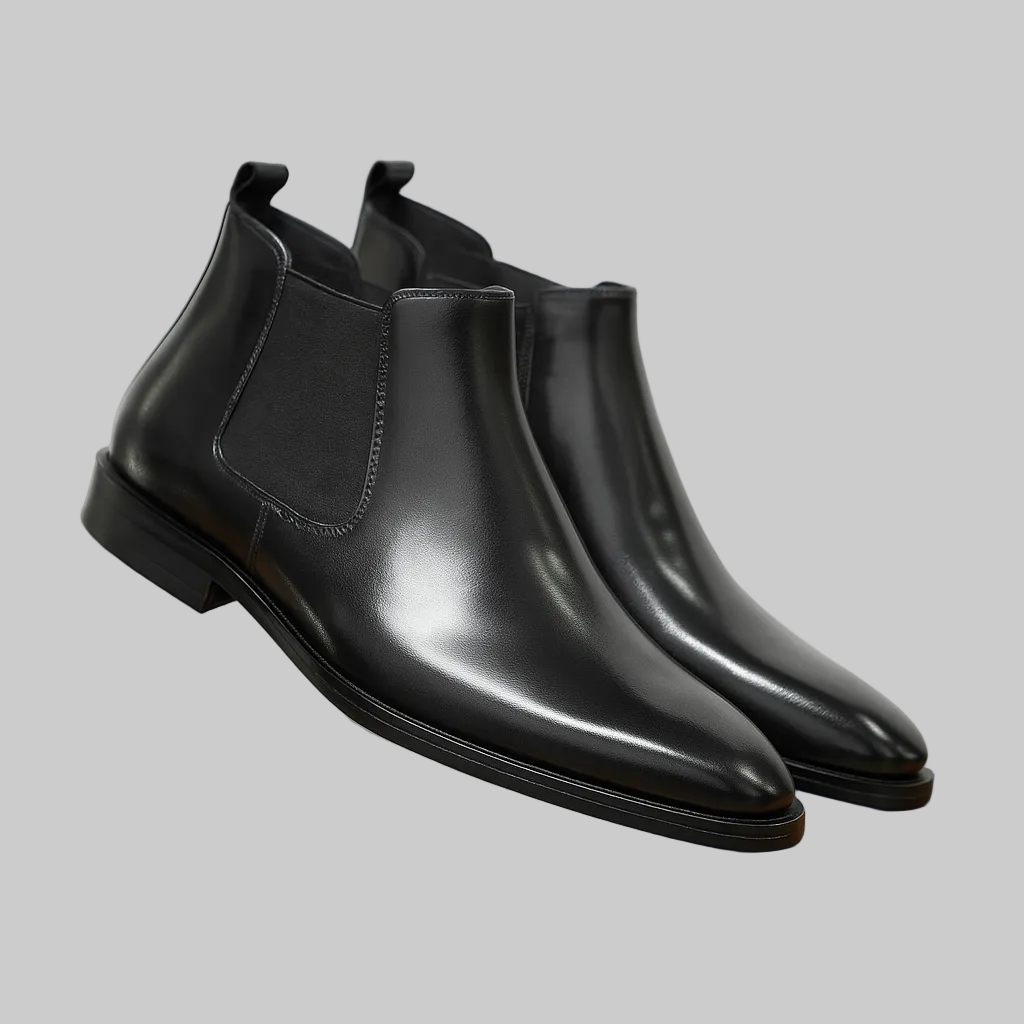 Chelsaro - Botín Chelsea clásico para hombre sin cordones
