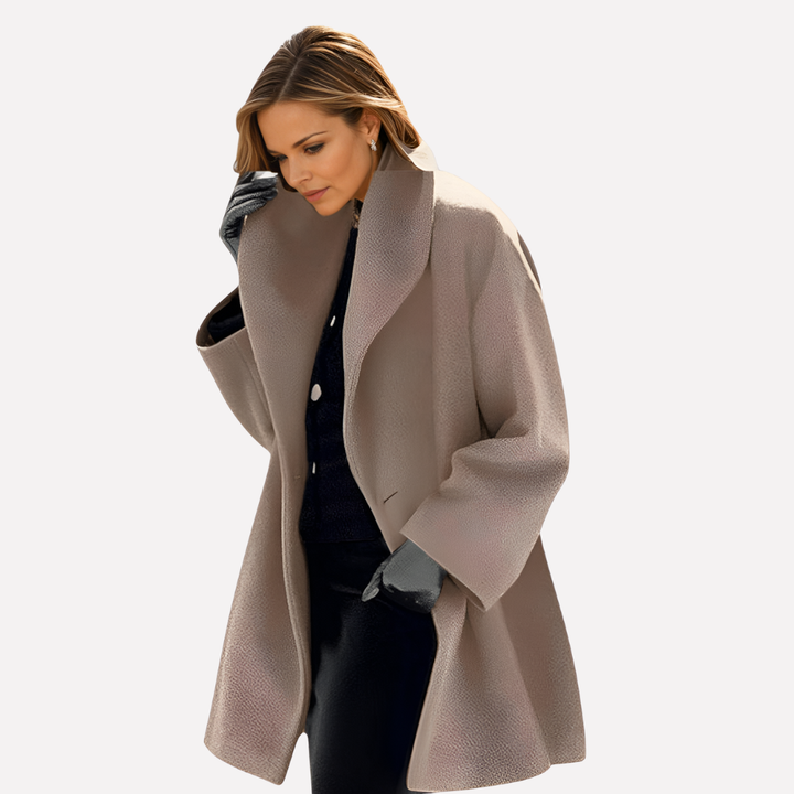 Chaqueta de Cuello Ancho para Mujeres