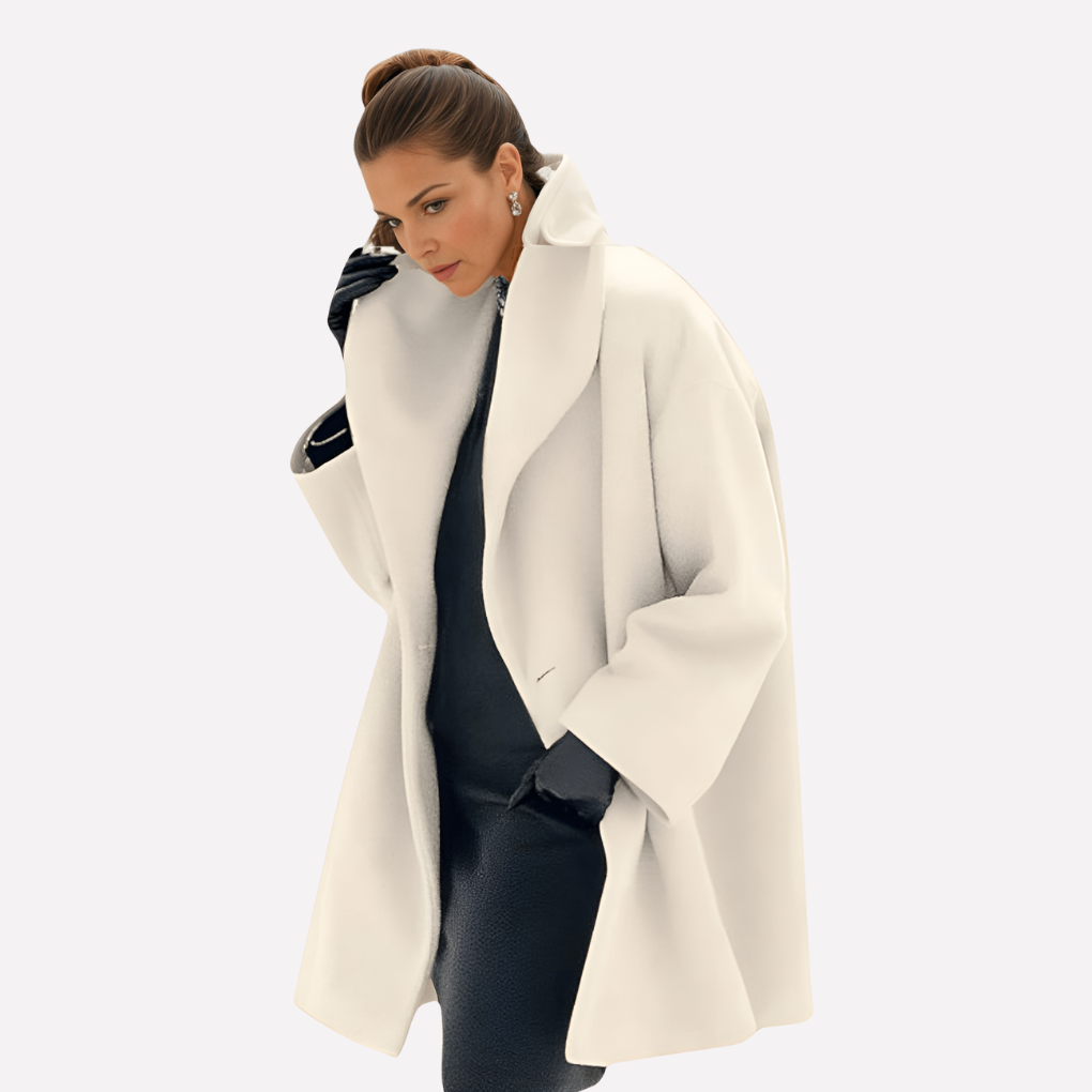 Chaqueta de Cuello Ancho para Mujeres