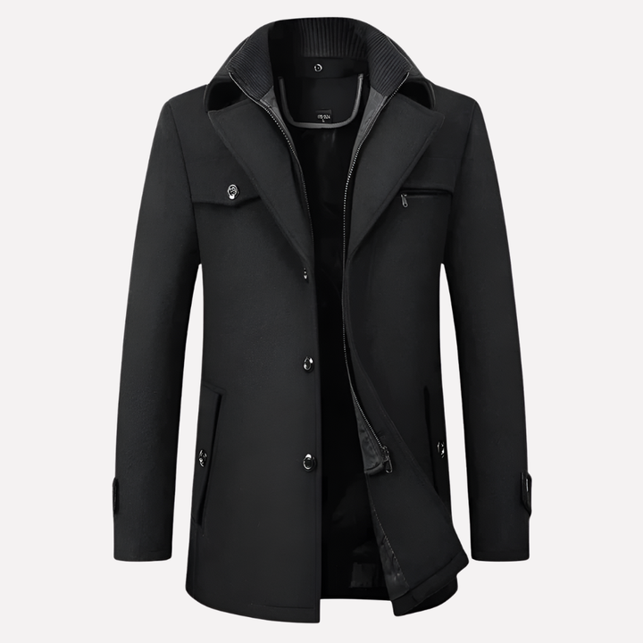 Chaqueta de Hombre con Solapa y Botones