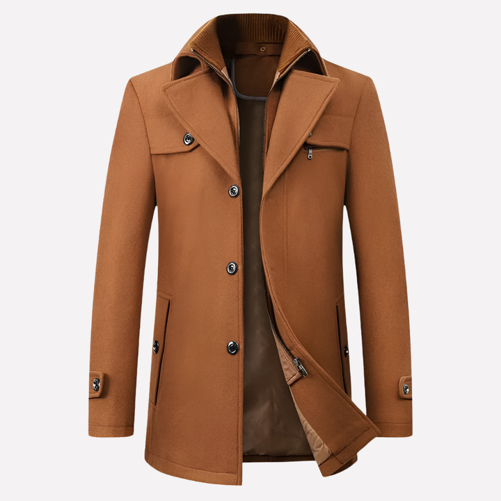 Chaqueta de Hombre con Solapa y Botones
