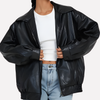 Chaqueta Bomber Grande para Mujeres