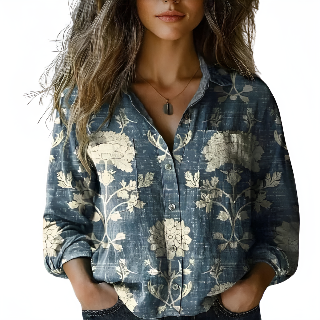 Camisa de Botón para Mujeres