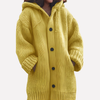 Cardigan con Capucha para Mujeres con Corte Largo