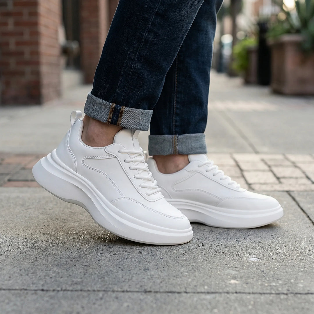 Clarven - Zapatillas minimalistas bajas con cordones