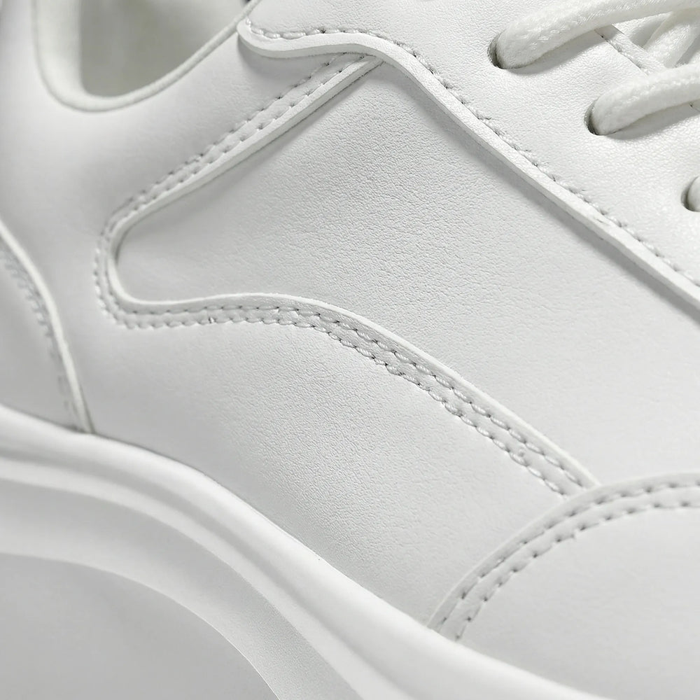 Clarven - Zapatillas minimalistas bajas con cordones