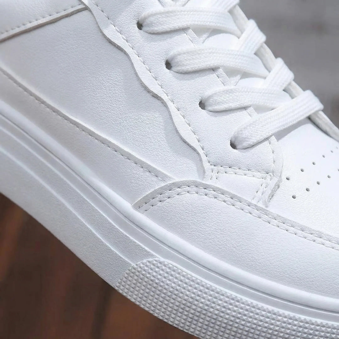 Claryve - Zapatillas bajas con cordones para mujer