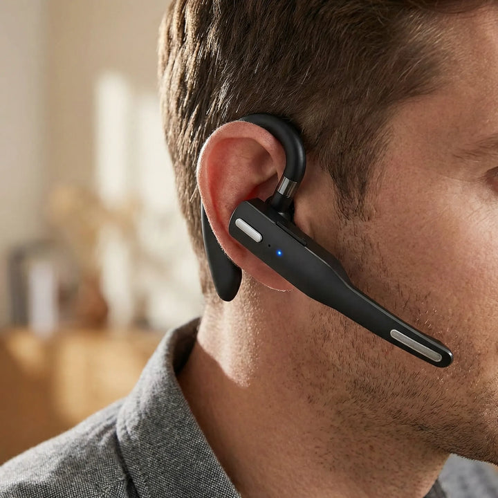 Claryvo - Auriculares inalámbricos Bluetooth de un solo oído