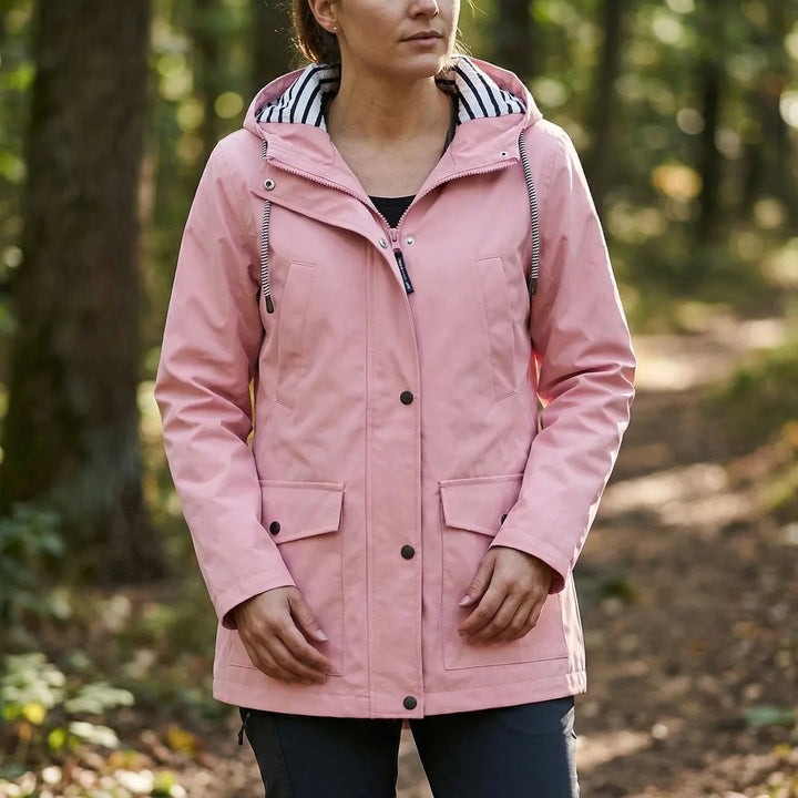 Cloudrift - Chaqueta de exterior con capucha repelente al agua