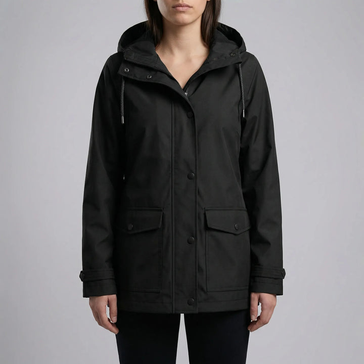 Cloudrift - Chaqueta de exterior con capucha repelente al agua