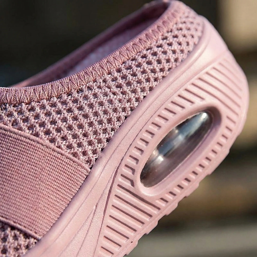 Cloudstep - Zapatillas sin cordones con amortiguación de aire para mujer