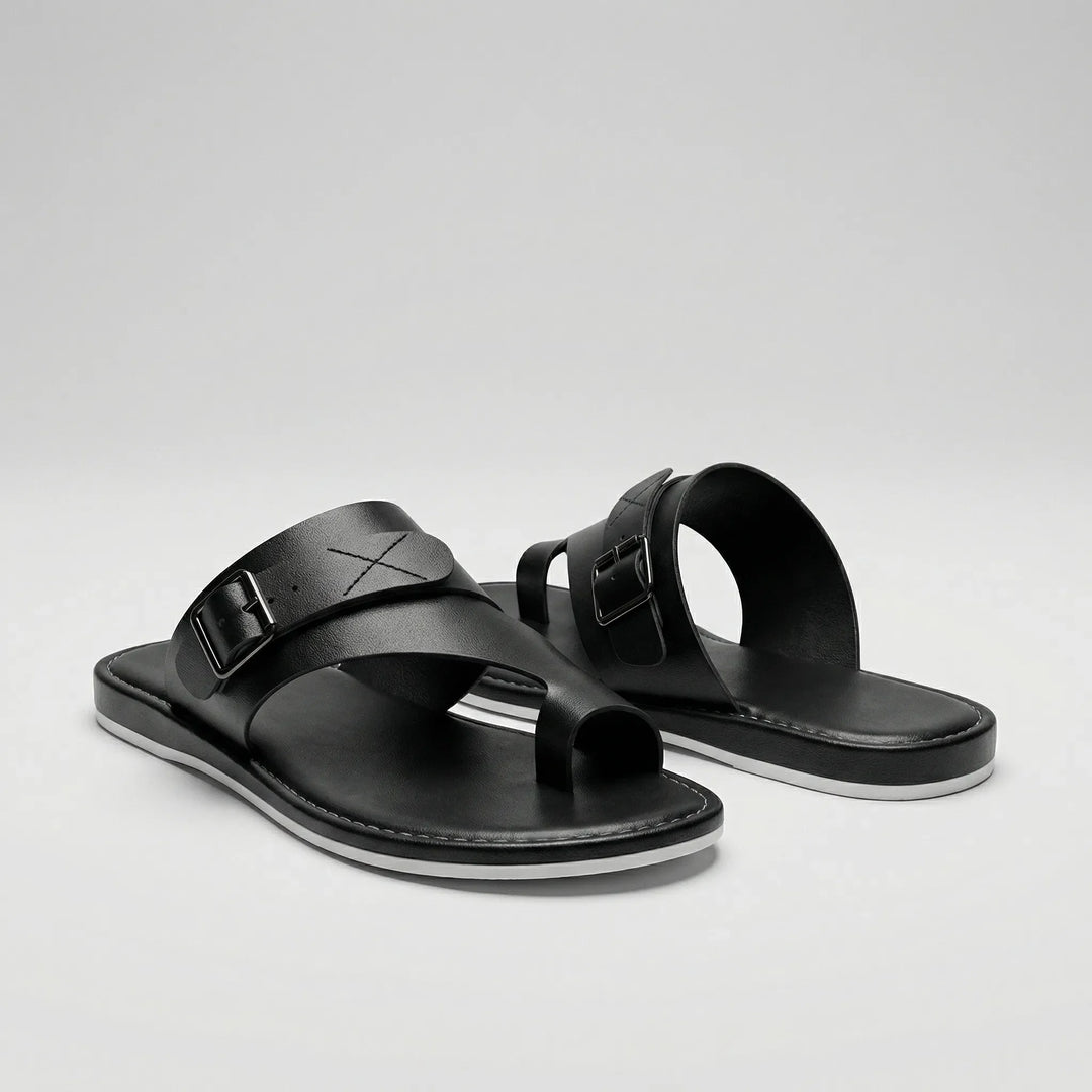 Coastelle - Sandalia sin cordones con punta abierta y hebilla