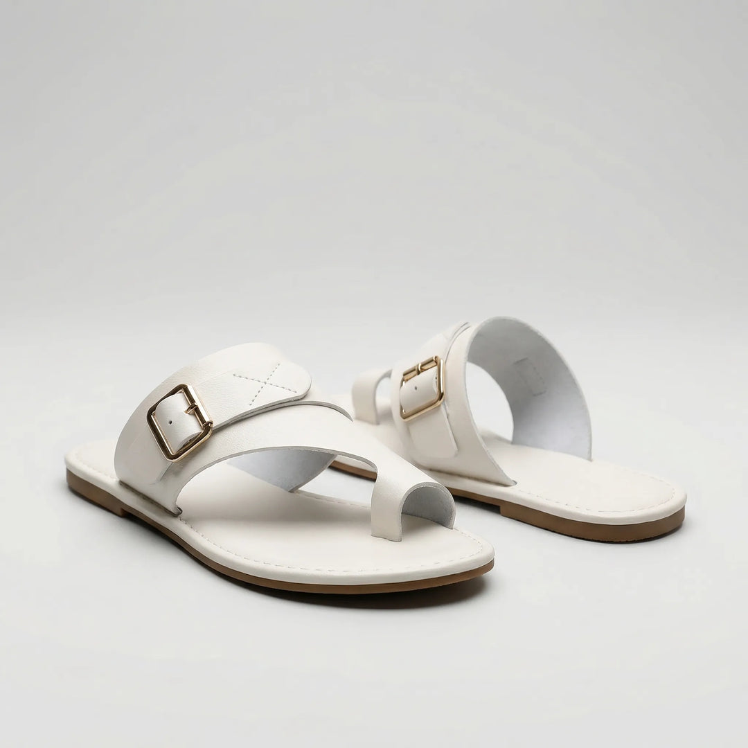 Coastelle - Sandalia sin cordones con punta abierta y hebilla
