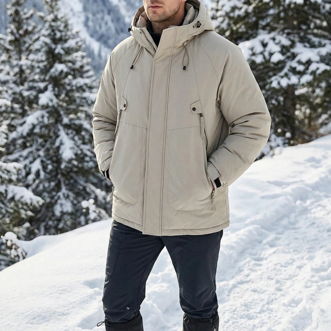 Coldryk - Chaqueta de invierno con capucha y aislamiento térmico