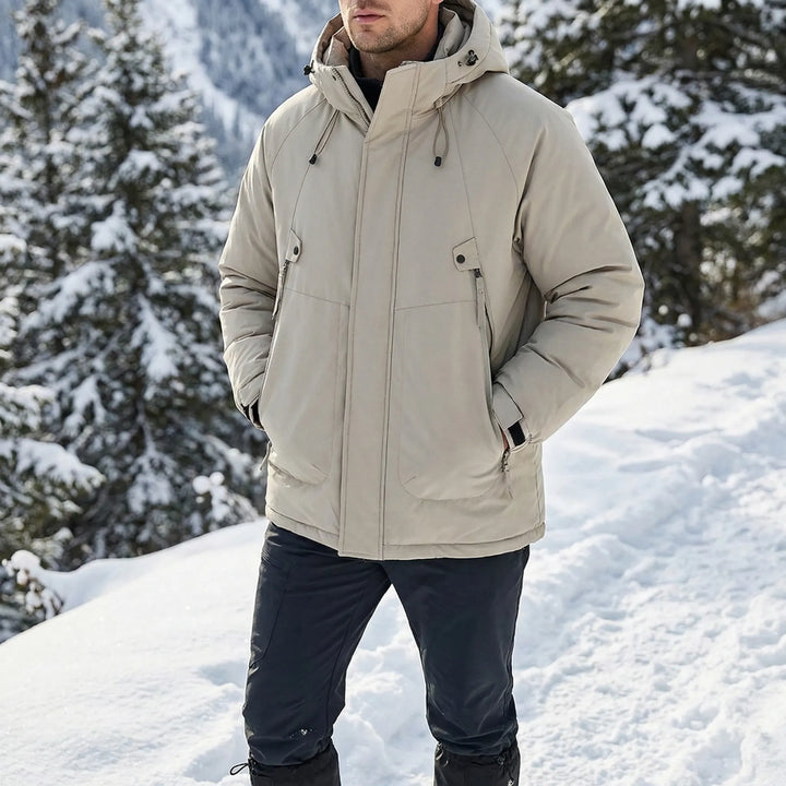 Coldryk - Chaqueta de invierno con capucha y aislamiento térmico