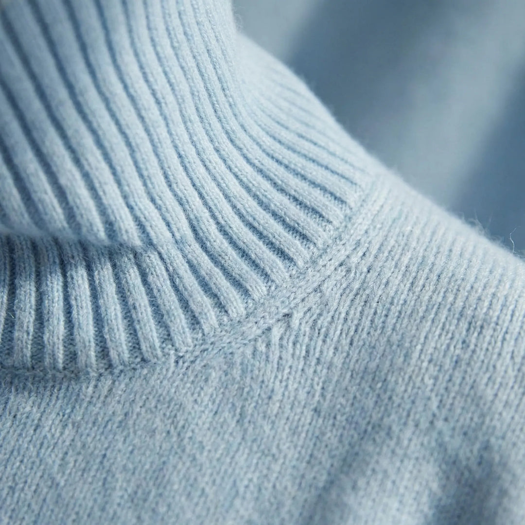 Colvene - Jersey de cuello alto de punto para mujer