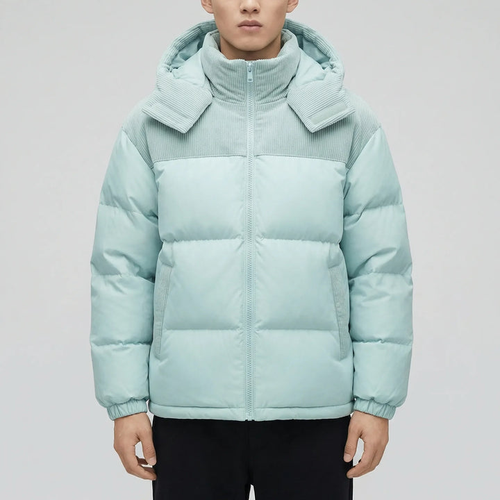 Colvern - Chaqueta acolchada con capucha y aislamiento térmico para hombre