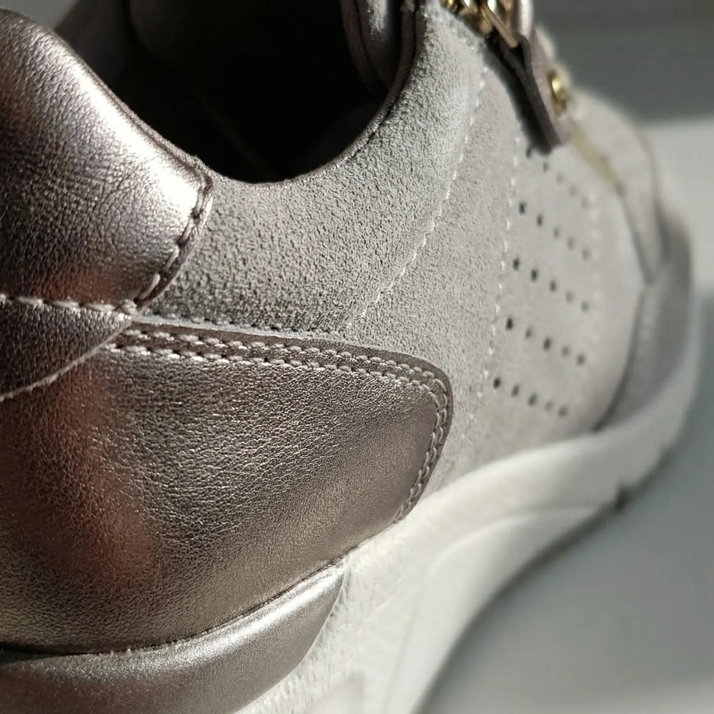 Comfovex - Zapatillas deportivas ortopédicas con cordones para mujer
