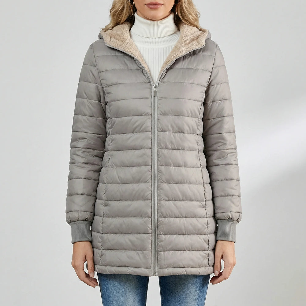 Covrella - Chaqueta informal acolchada con aislamiento térmico para invierno