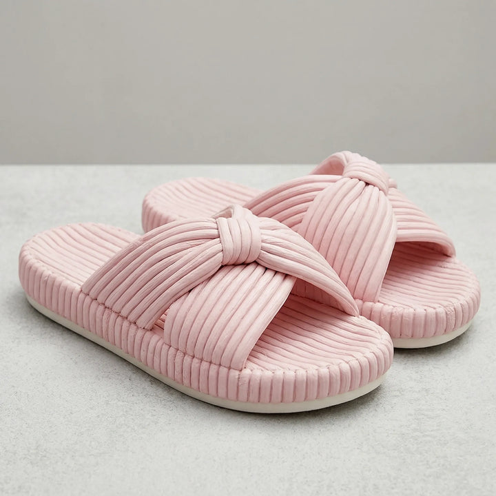 Cozorra - Pantuflas de interior sin cordones con tiras cruzadas