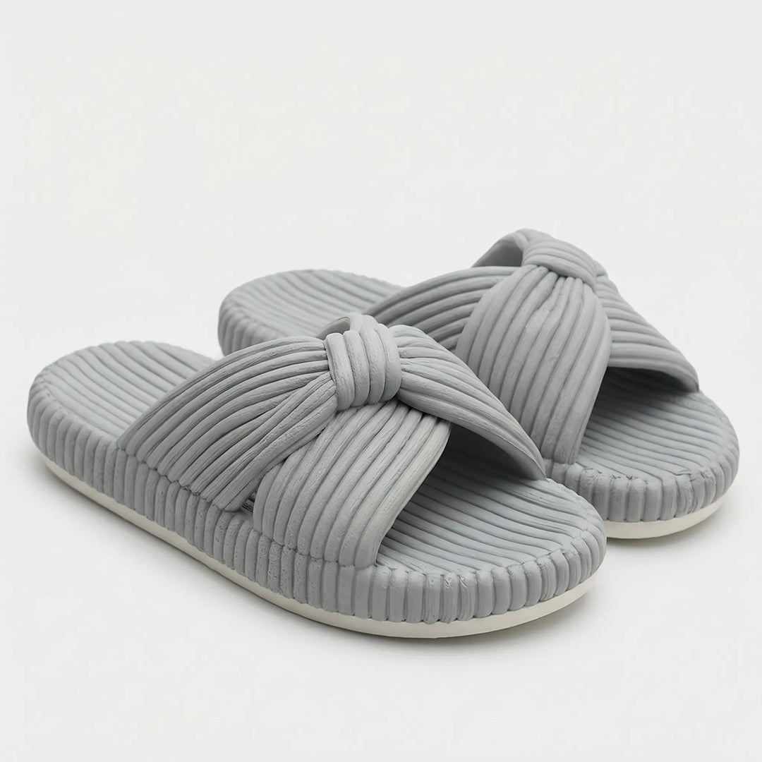 Cozorra - Pantuflas de interior sin cordones con tiras cruzadas