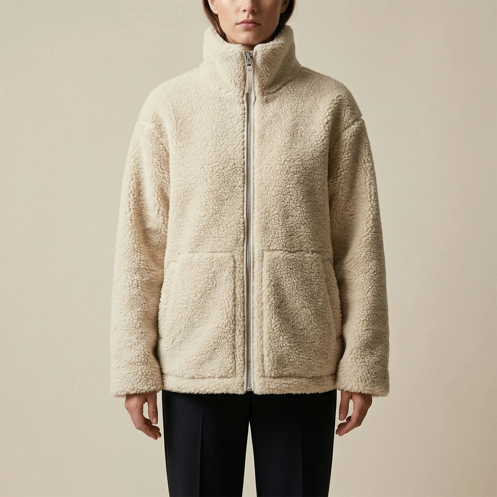 Cozwick - Chaqueta extragrande con cuello alto