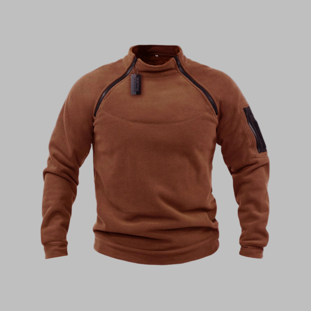 Sudadera de Forro Polar Hombre a Prueba de Viento