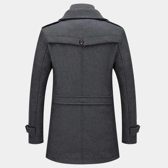 Abrigo de invierno de dos piezas para hombre: calidez y estilo combinados