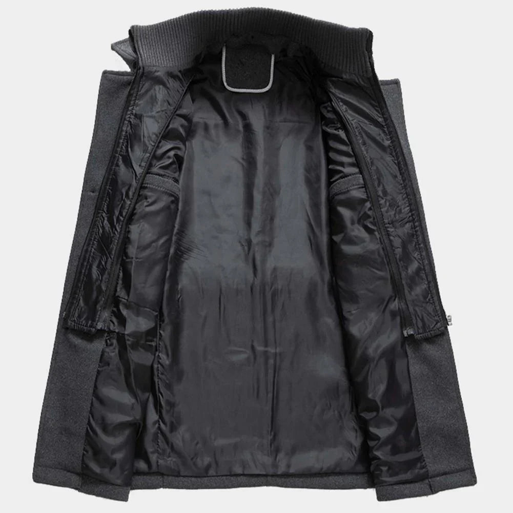Abrigo de invierno de dos piezas para hombre: calidez y estilo combinados
