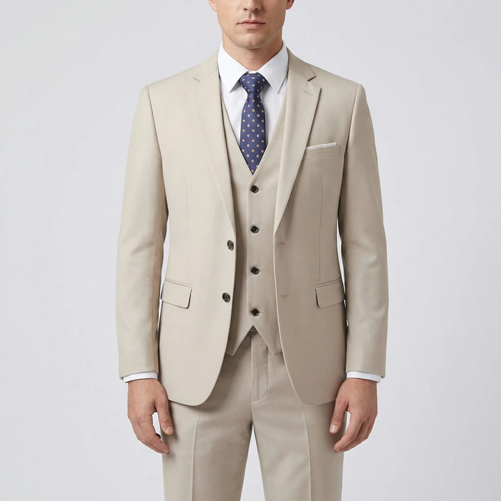 Daprano - Conjunto de traje formal de 3 piezas para hombre