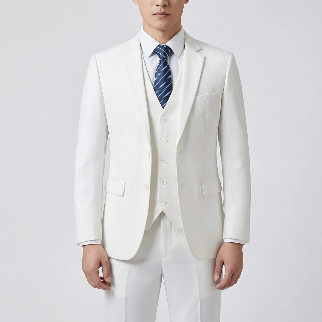 Daprano - Conjunto de traje formal de 3 piezas para hombre